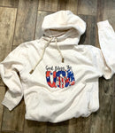 God Bless the USA Shawl Collar Hoodie