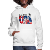 God Bless the USA Hoodie - white