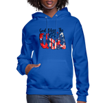 God Bless the USA Hoodie - royal blue