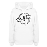 Mom Life Hoodie - white