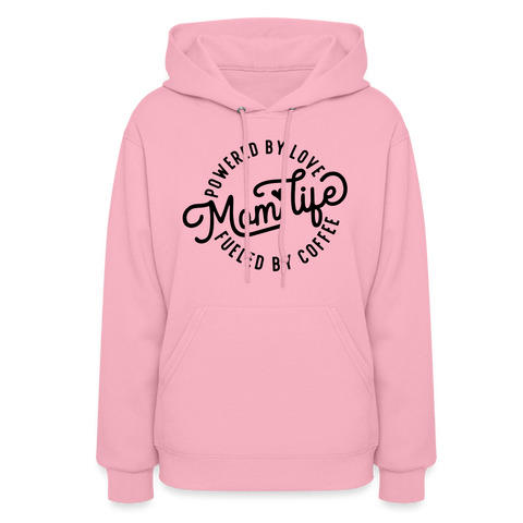 Mom Life Hoodie - classic pink