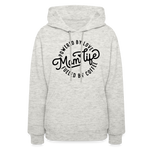 Mom Life Hoodie - heather oatmeal