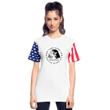 We the People Adult Stars & Stripes T-Shirt - white