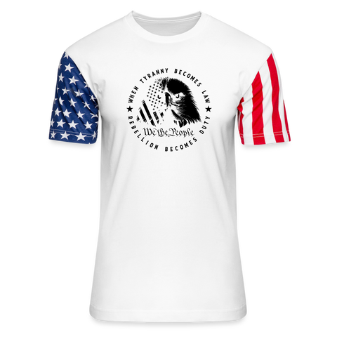 We the People Adult Stars & Stripes T-Shirt - white