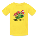 Hip Hop Hanes Youth Tagless T-Shirt - yellow