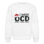 OCD Christmas Sweatshirt - white