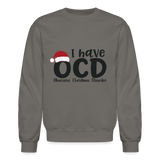 OCD Christmas Sweatshirt - asphalt gray