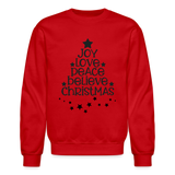 Christmas Joy Sweatshirt - red