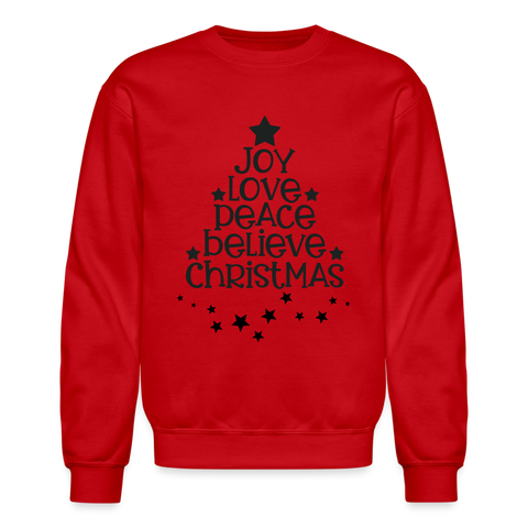 Christmas Joy Sweatshirt - red