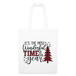 Christmas Tote Bag - white