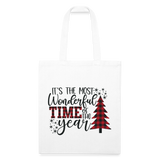 Christmas Tote Bag - white