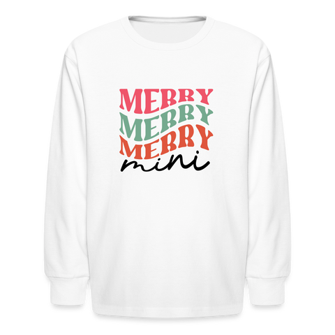 Kids' Merry Mini Long Sleeve T-Shirt - white