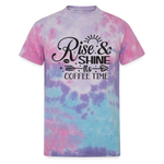 Coffee Time Tie Dye T-Shirt - cotton candy