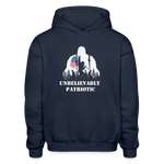 Unbelievably Patriotic Hoodie - navy