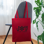 Joy to the World Tote Bag - red