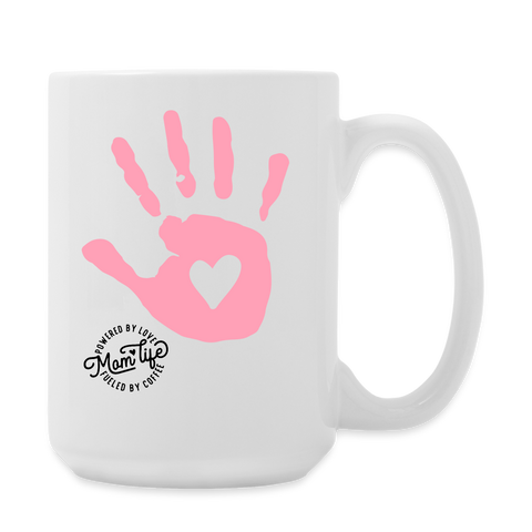 Mom Life 15 oz Mug - white