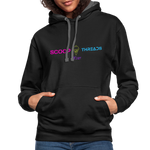 Scoop Hoodie - black/asphalt