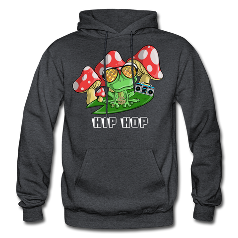 Hip Frog Hoodie - charcoal grey