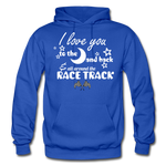 Race Track Hoodie - royal blue