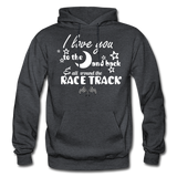 Race Track Hoodie - charcoal grey