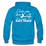 Race Track Hoodie - turquoise