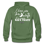 Race Track Hoodie - military green