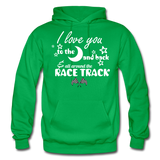 Race Track Hoodie - kelly green