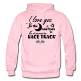 Race Track Hoodie - light pink