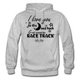 Race Track Hoodie - heather gray