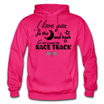 Race Track Hoodie - fuchsia