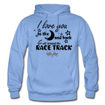 Race Track Hoodie - carolina blue