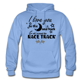 Race Track Hoodie - carolina blue